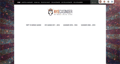 Desktop Screenshot of nyecasinoer.com